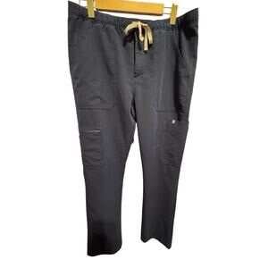 Figs Men's Navy Blue Cairo Cargo Medical Scrub Pants Sz L